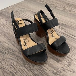 Black wedges- American Rag